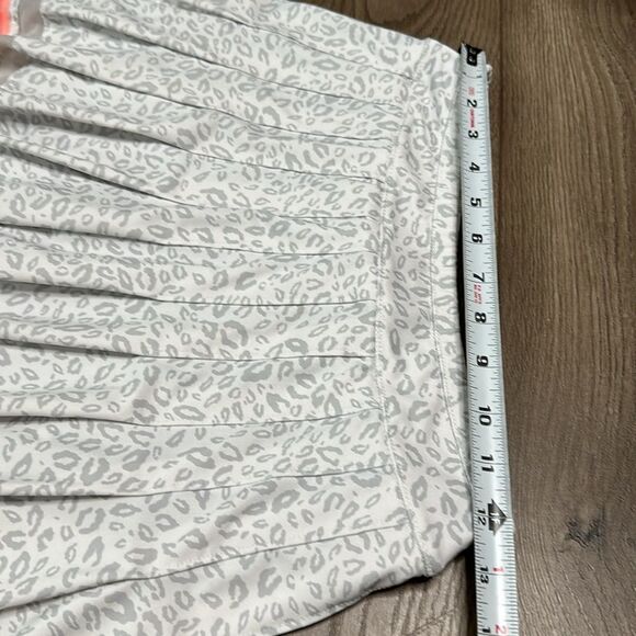 Lucky In Love 14” High‎ Rise Pleated Animal Print Tennis Skirt Skort Size Small - Picture 5 of 10
